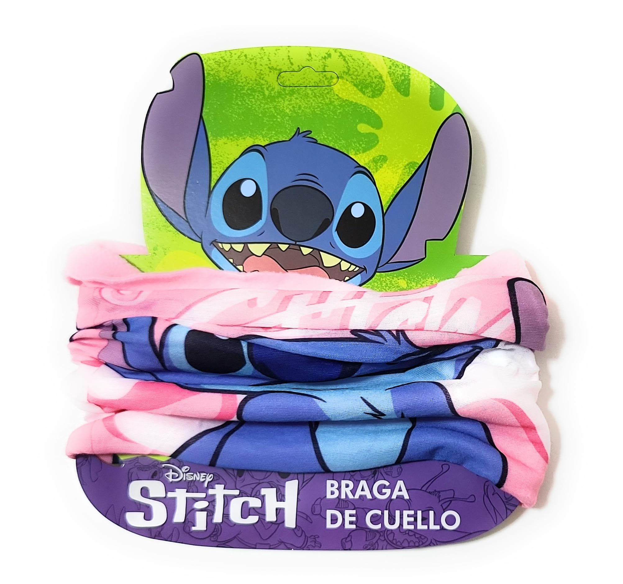 Disney Bufanda de punto para niña, de forro polar coral, bufanda tubular