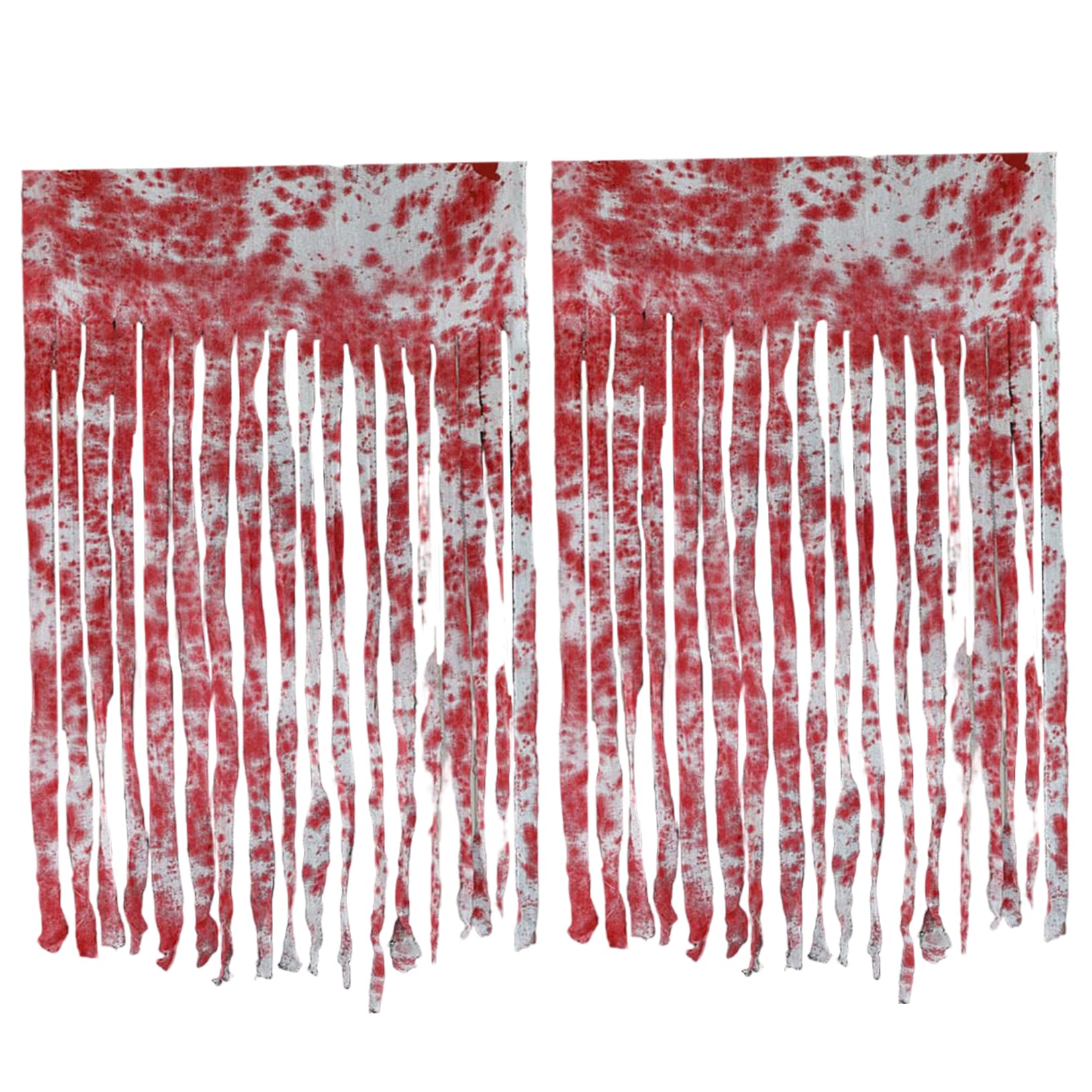 Rideau de douche horreur Halloween tissu effrayant décoration porte maison hantée