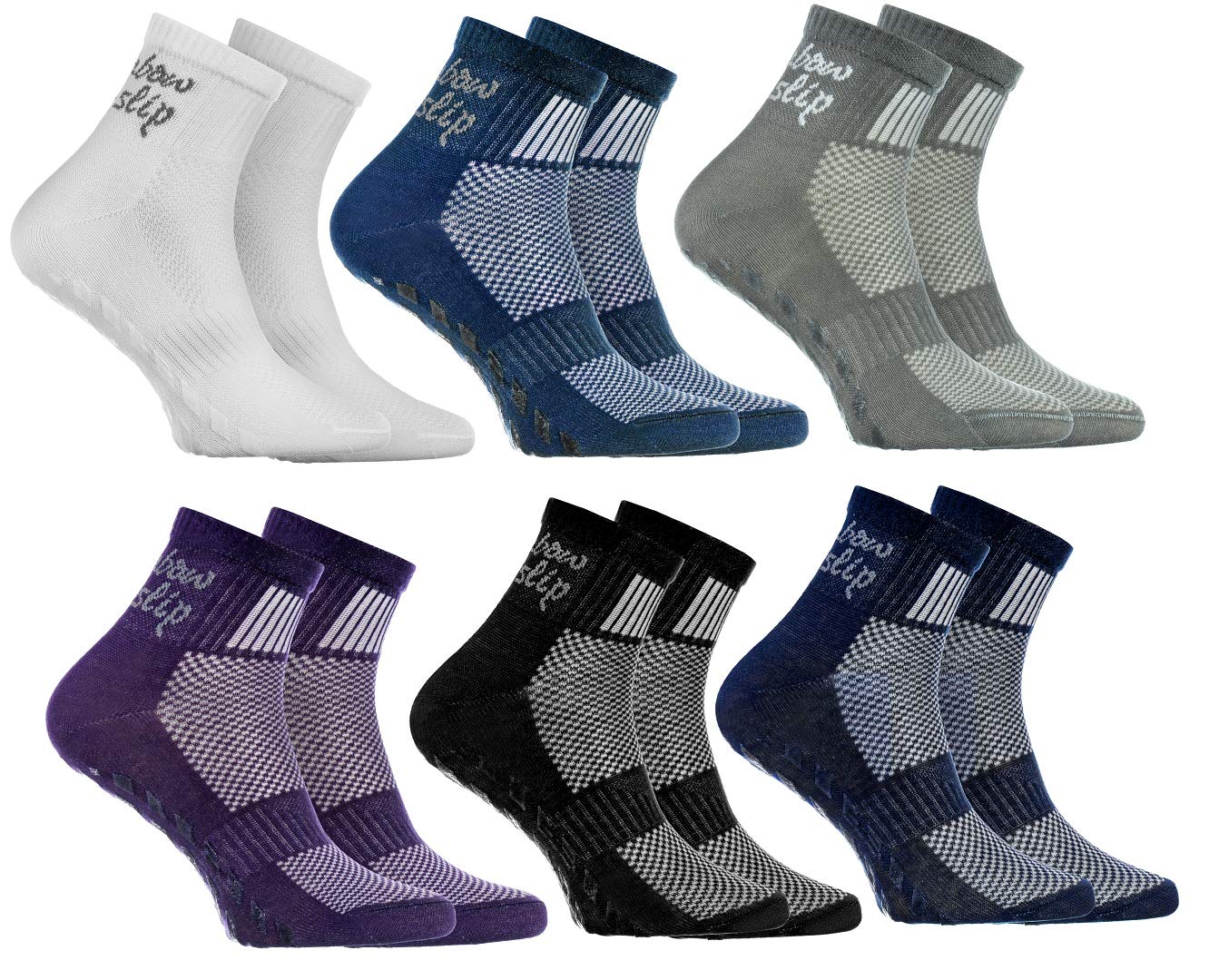 Rainbow Socks Ninas Calcetines Antideslizantes de Deporte Brillantina