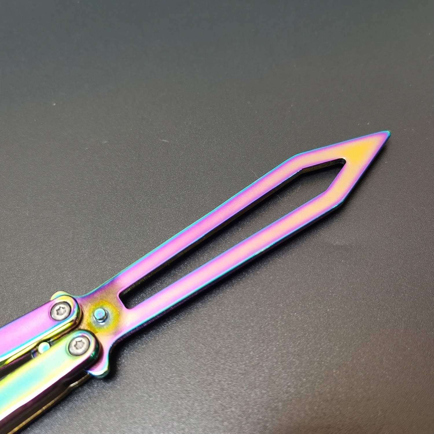 MARCOLO Tool with Sure Spring Latch for Training and Practice(Rainbow) : Kitchen & Dining