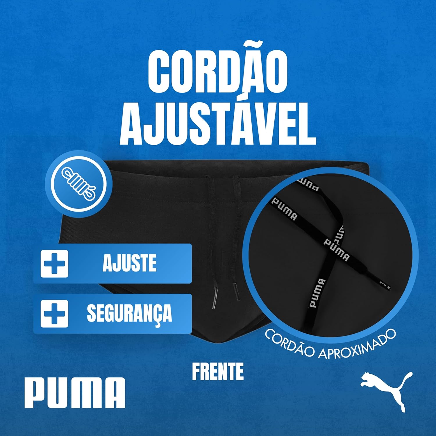 PUMA Sunga Clássica Lisa Puma Proteção Solar Uv50 Praia Piscina Masculino Adulto, Preto, G em promoção! Veja a oferta e mais achadinhos de Moda praia 3 Hoje é o melhor dia para comprar PUMA Sunga Clássica Lisa Puma Proteção Solar Uv50 Praia Piscina Masculino Adulto, Preto, G com aquele preço maroto! Promoção! Aproveite a oferta! 3