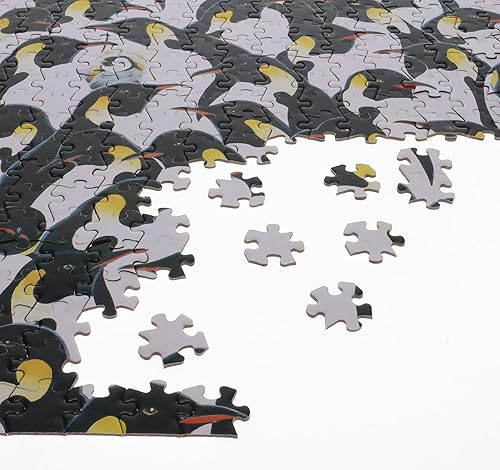 Miniatura 3 de TDC Games Rompecabezas más difícil del mundo, pingüinos, 500 piezas de doble cara, 15 pulgadas