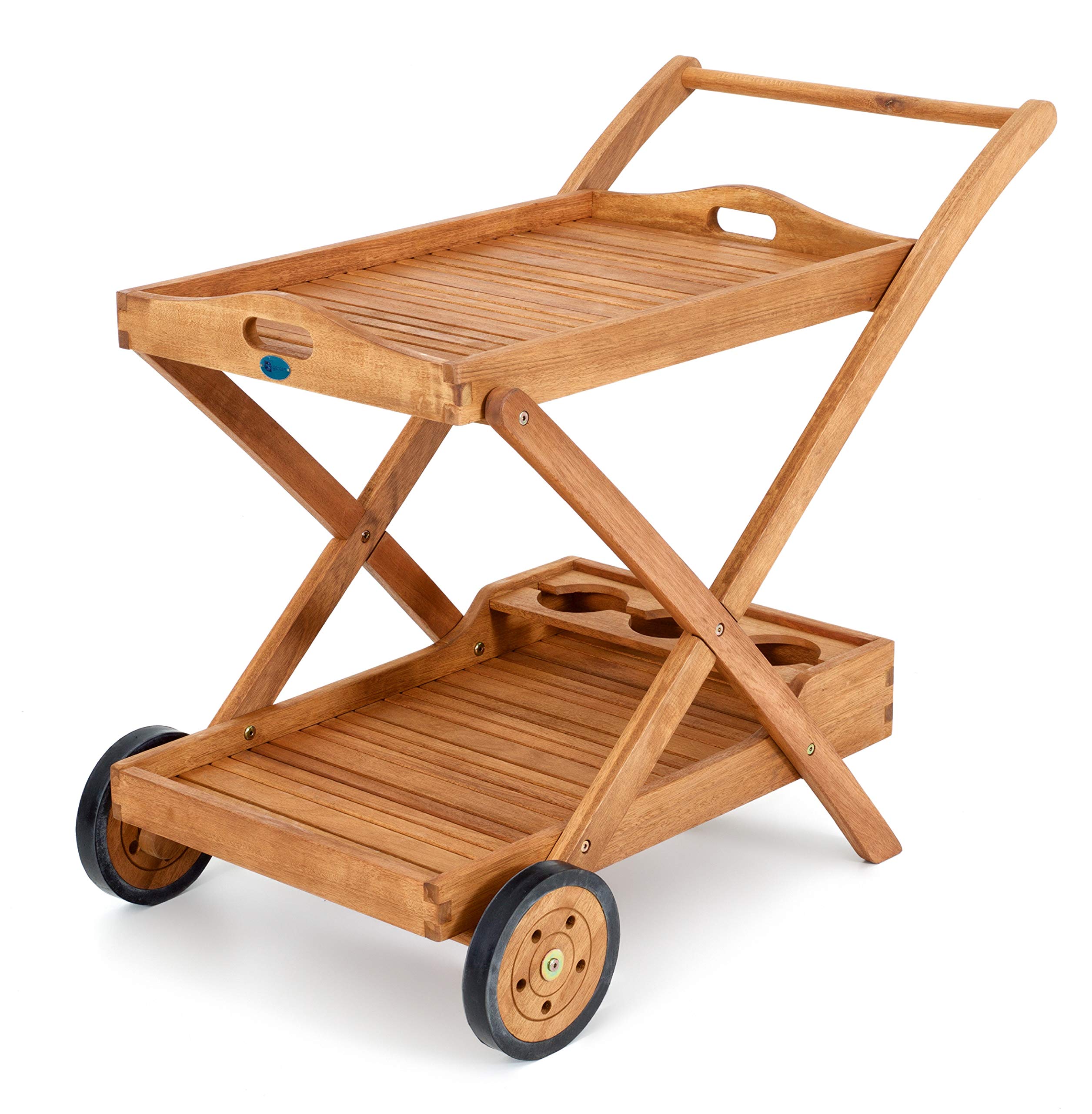 My_garden California Carrello, Legno Eucalypto, Naturale