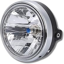 バイク用 ヘッドライト 汎用 ハロゲン ダイヤモンドカット レンズ バリオス ゼファー ZR CB XJR Ф180mm (ヘッドライト)