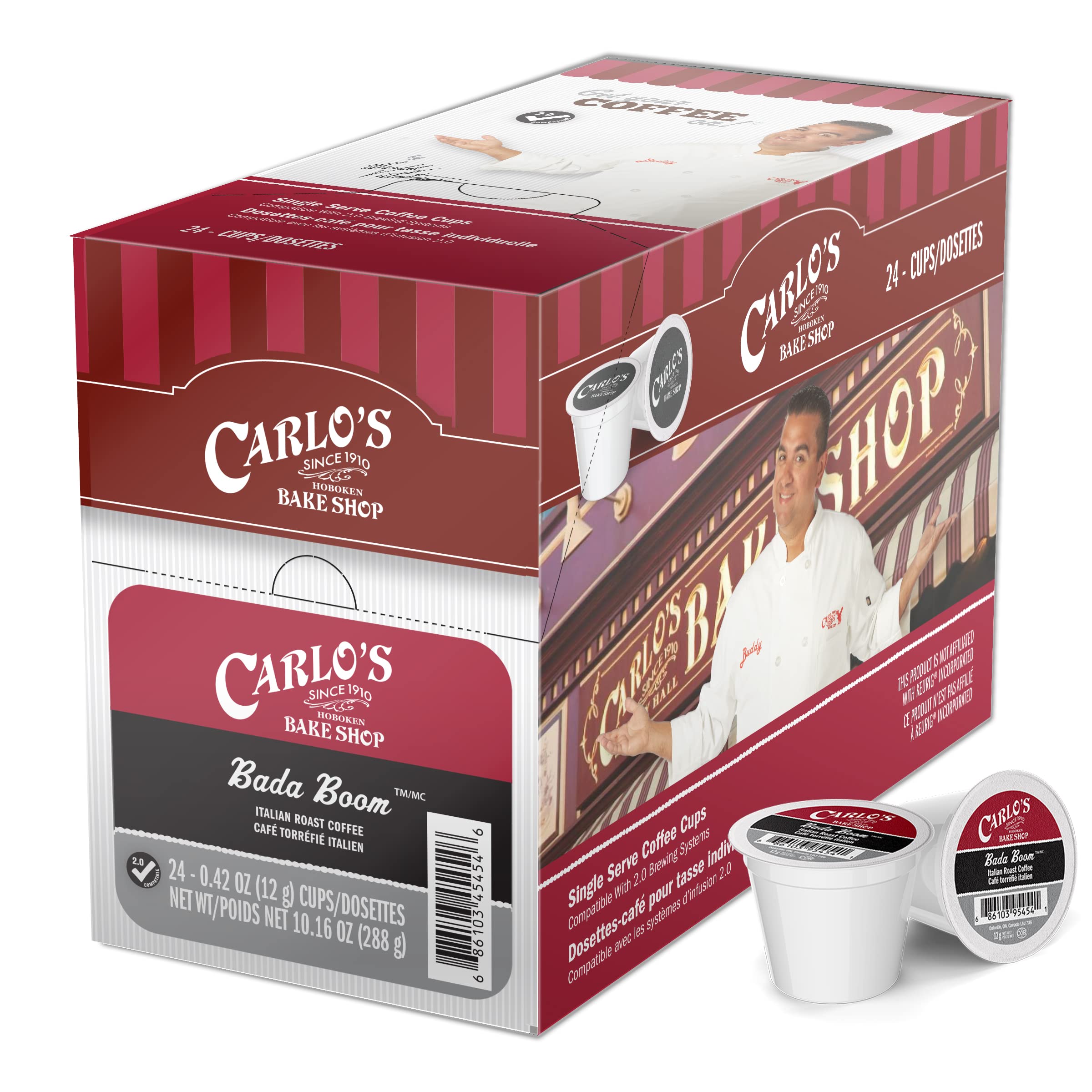 -Cake Boss X-Bold Bada Boom Italian Roast, 24 Count