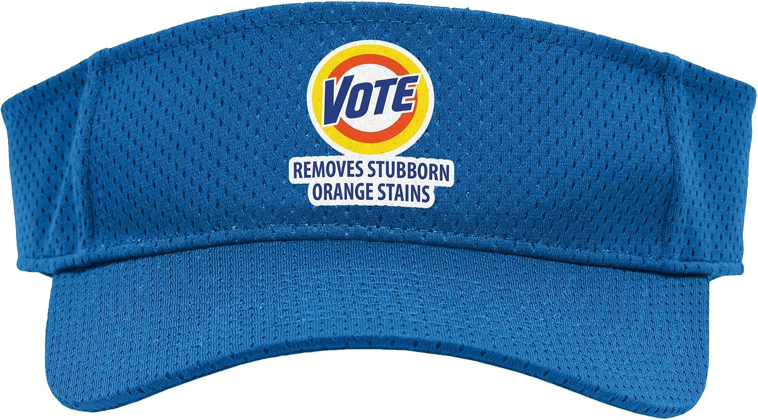 Vote Removes Stubborn Orange Stains Funny Voting Joke Sport Sun Visor