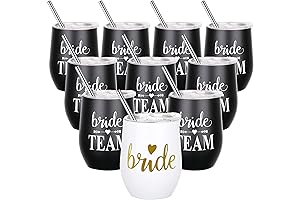 10 pack Bridesmaid Wine Tumbler Set