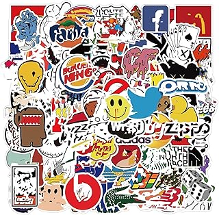 200 piezas de pegatinas de vinilo se puede utilizar como regalos para los niños adolescentes, adultos. Pegatinas geniales ...