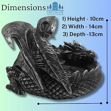 Dragon Dice Holder | DnD Dice Tray and Storage | TTRPG Gaming Gifts
