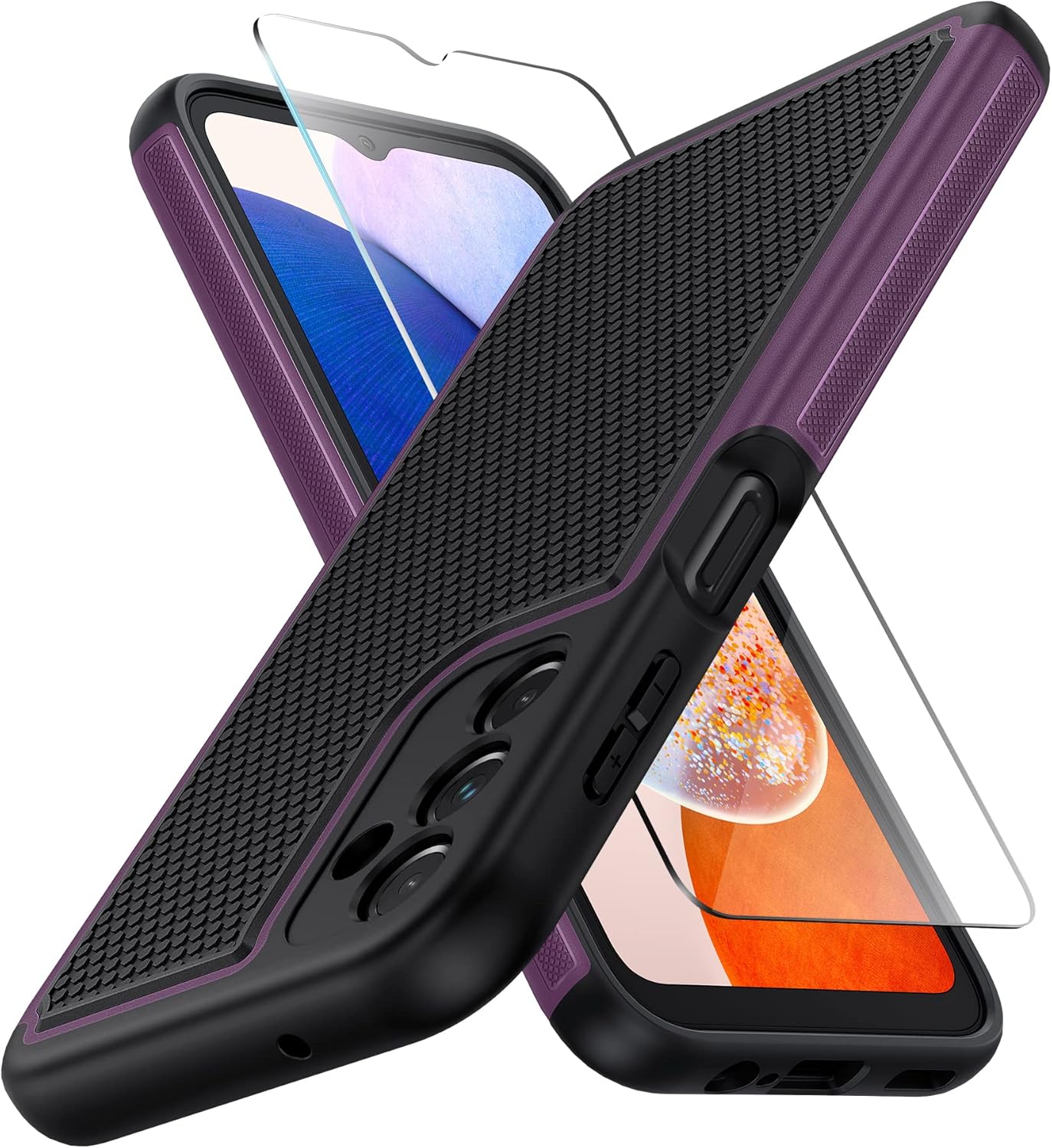 FNTCASE for Samsung Galaxy A14 5G Case Dual Layer