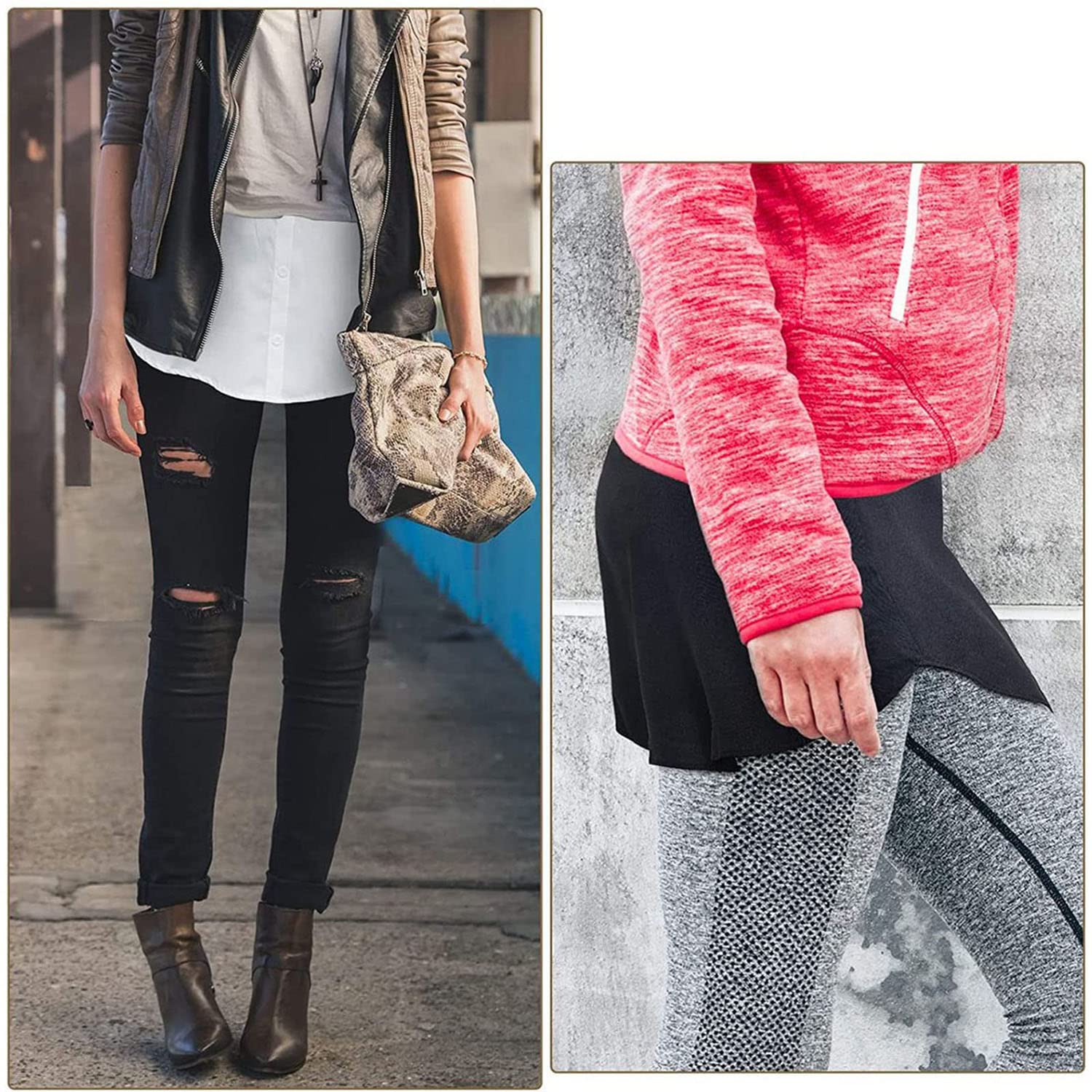 Adjustable Layering Shirt Extender 
