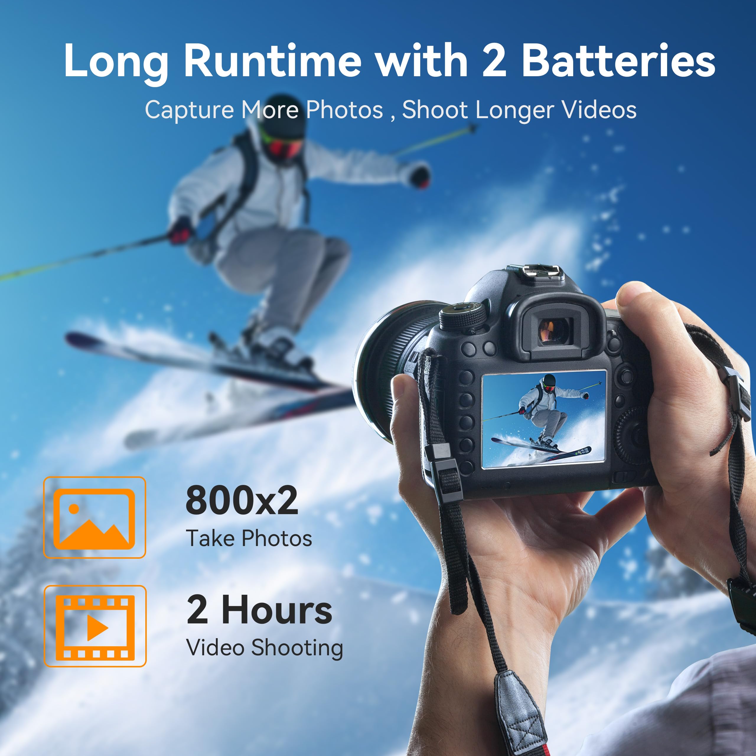 ENEGON NP-W126S/W126 Akku(1680mAh) 20W-LCD-Schnellladegerät für X100V, X100VI, X100F, X-T1, X-T3, X-T30, X-T100, X-A1, X-E1, X-E2, X-E3, X-M1, X-Pro1, HS30EXR, HS35EXR, HS50EXR