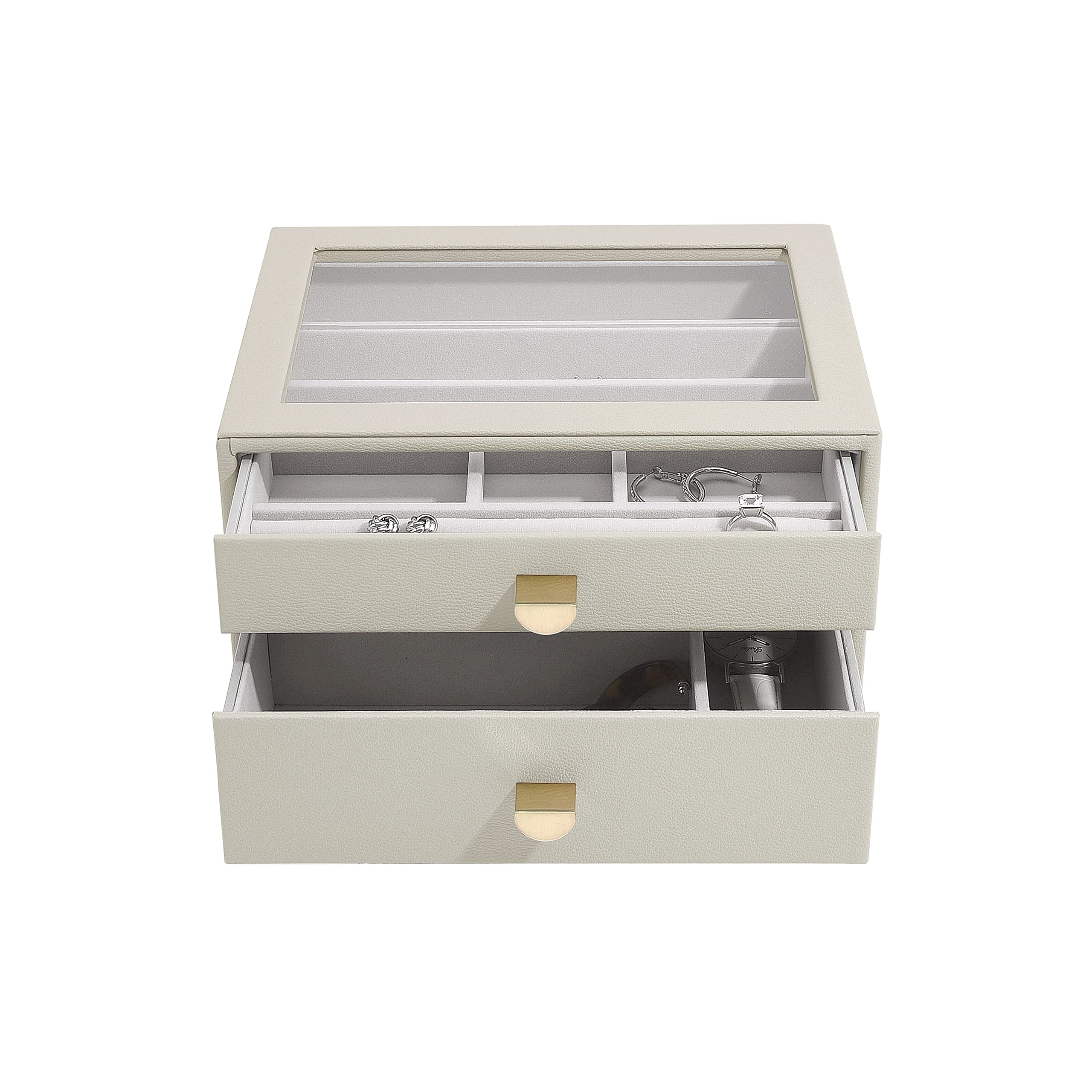 Stackers Classic Drawer 2-Pieces, Oatmeal