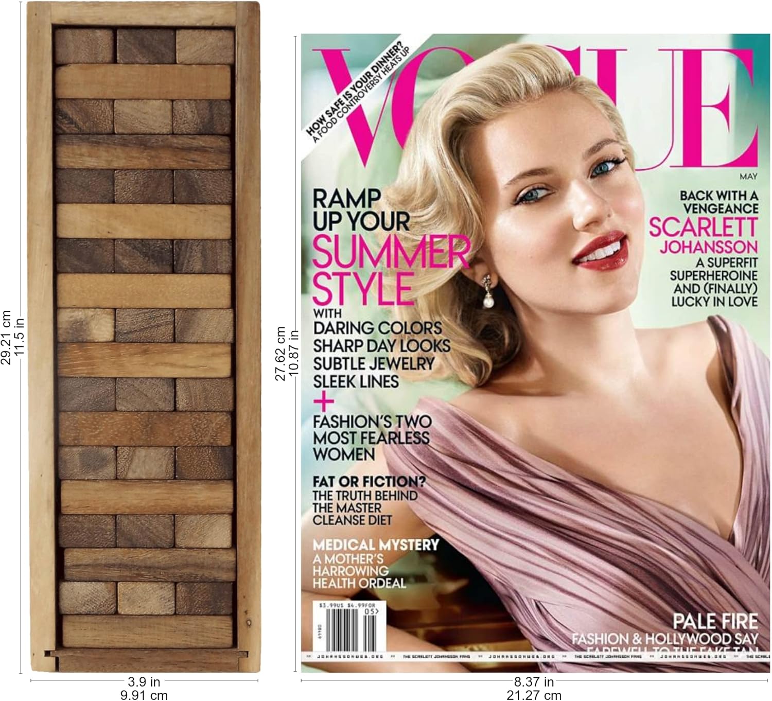 NOVICA Brown Hand Made Rain Tree Wood Tower Box, 'Fun' Stacking Game