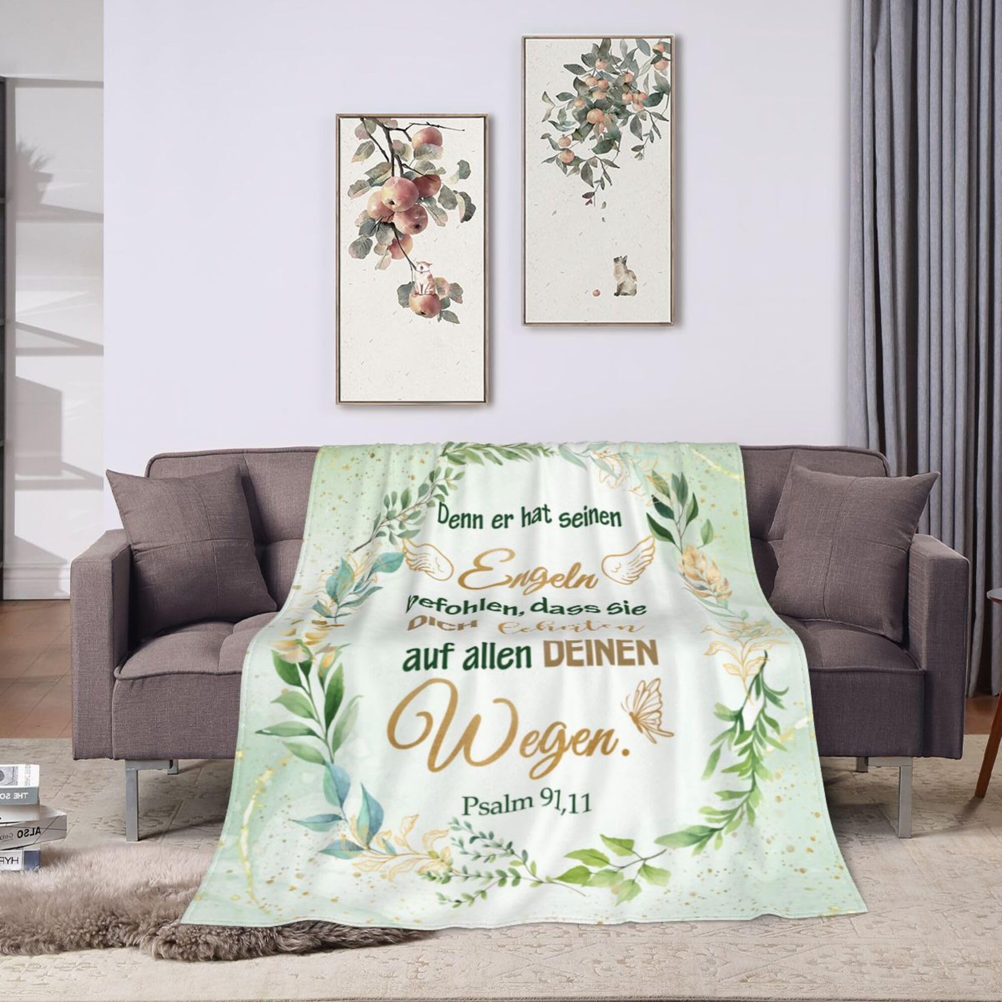 Coole Fleecedecke Mit Christlichem Design – Perfekt Zum Einkuscheln!