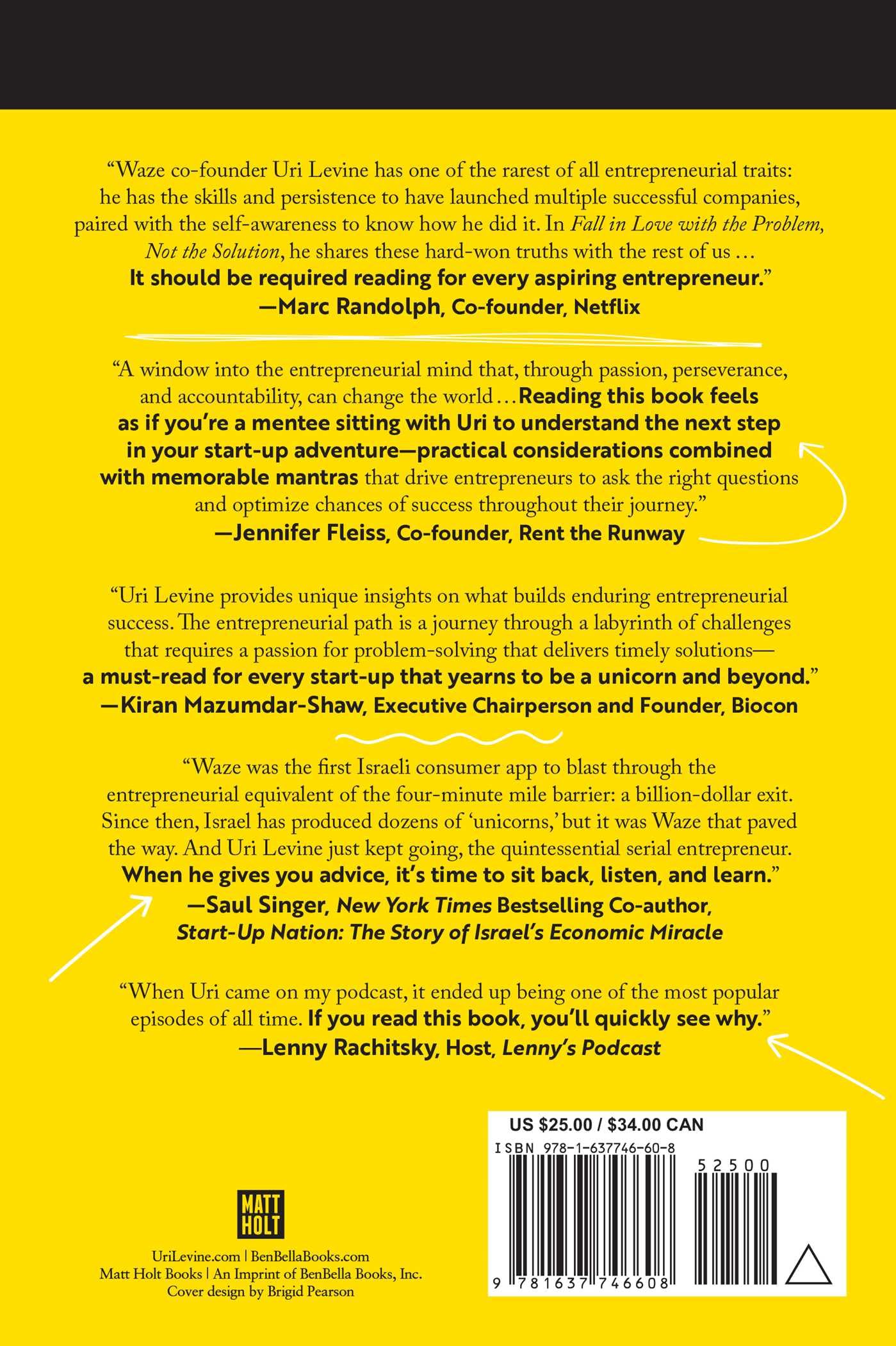 Fall in Love With the Problem, Not the Solution: A Handbook for Entrepreneurs