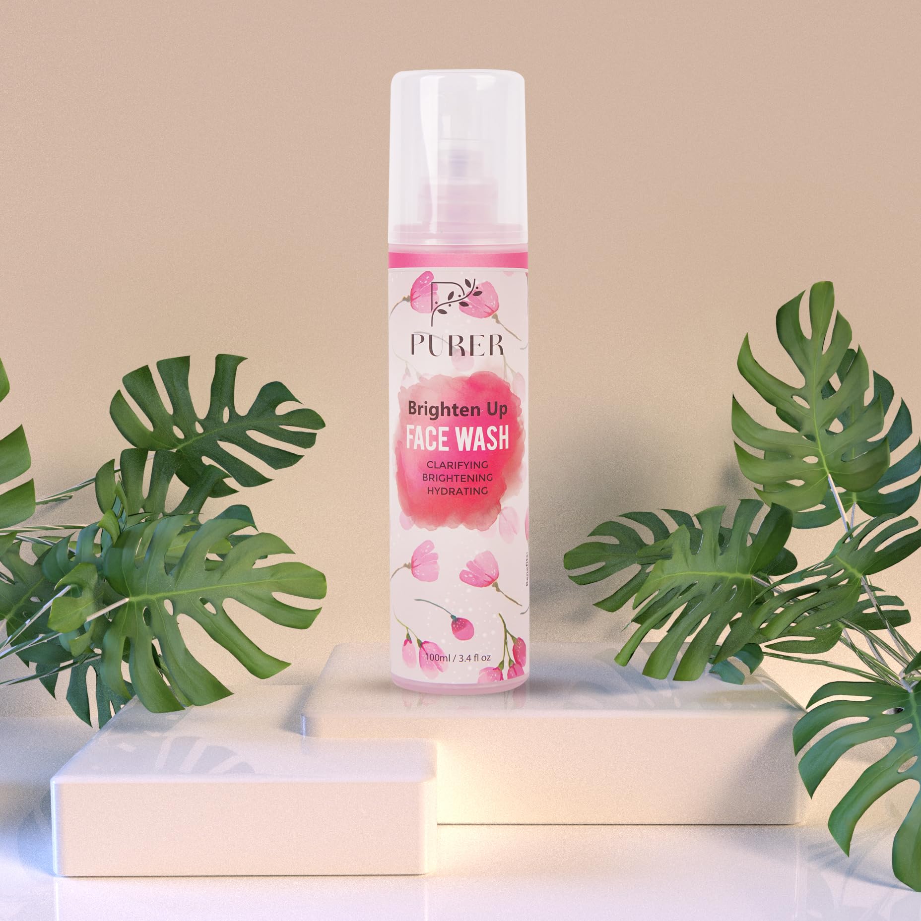 PURER Brighten Up - Everyday Face Wash 100ml / 3.4 fl oz