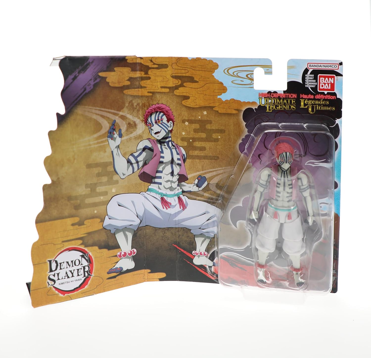 Ultimate Legends - Demon Slayer - Figura de acción de Akaza de 5 pulgadas — imagen 6