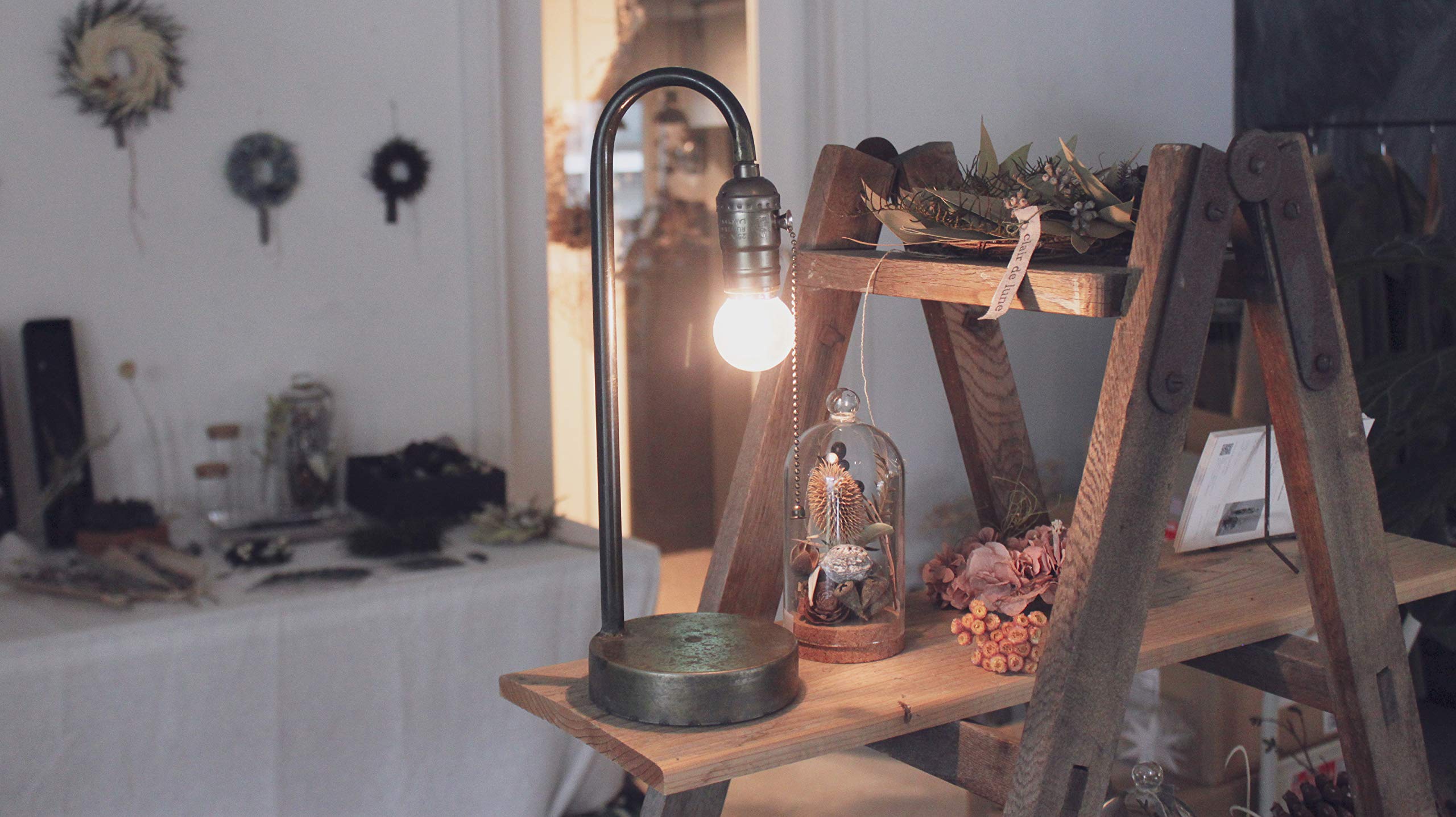 Amazon.co.jp : レトロテーブルランプG ブロンズ [並行輸入品