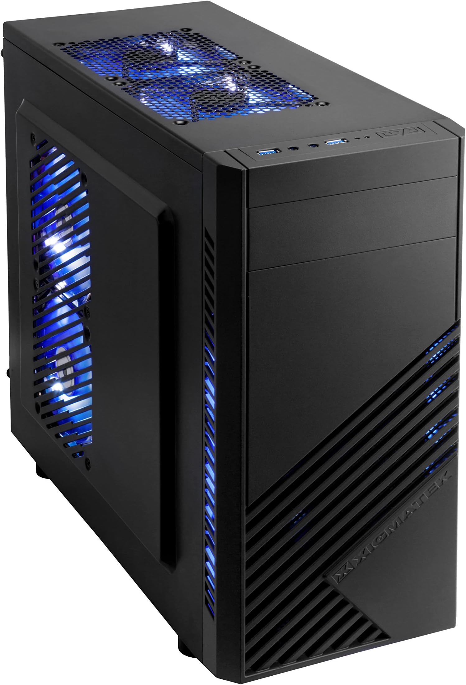Xigmatek Spirit M EN6213 Black Steel/ABS Micro-ATX Mini Tower Computer Case EN6213
