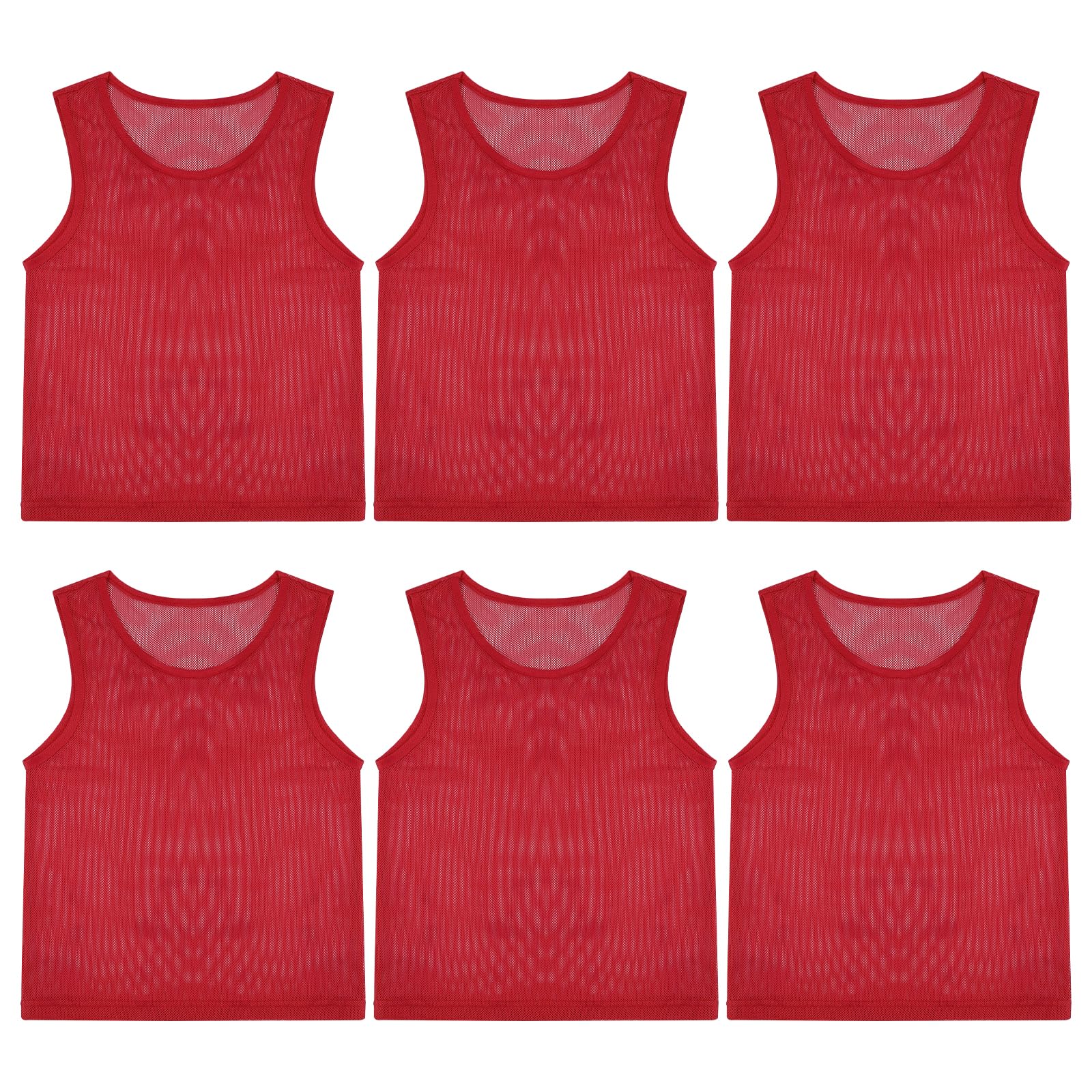 Pinnies, Soccer Pennies for Youth &amp; Adults, Scrimmage Vests 6/12/24 Pcs