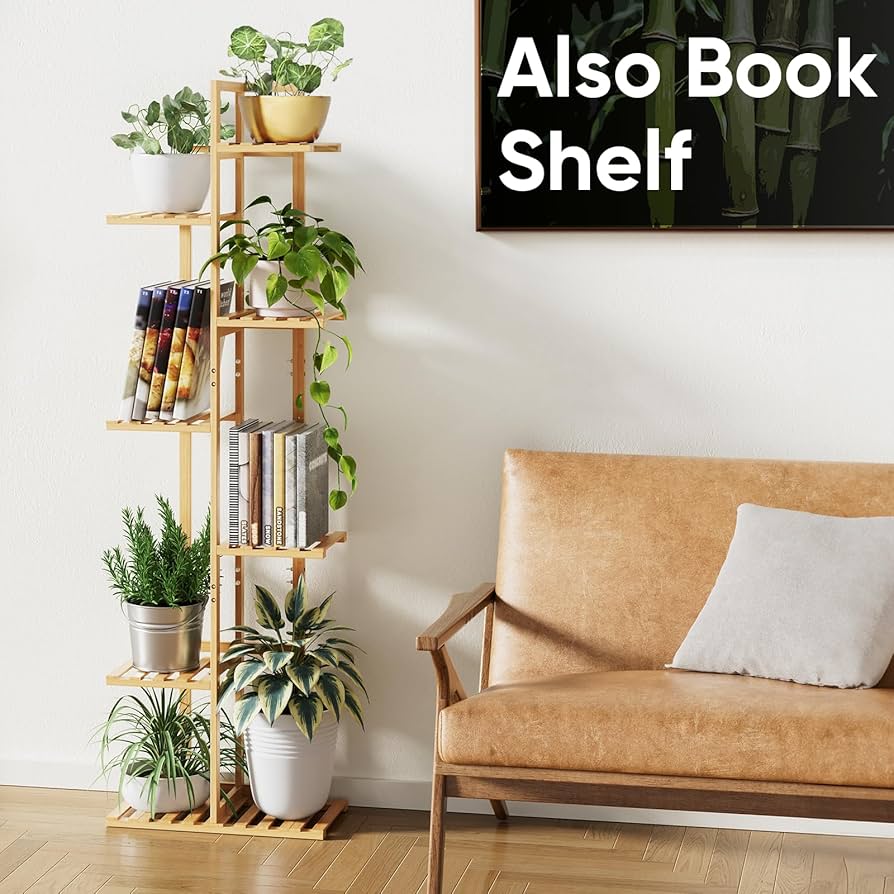 Amazon.com : ROSSNY 55 Inch Tall Plant Stand Indoor, 7 Tier