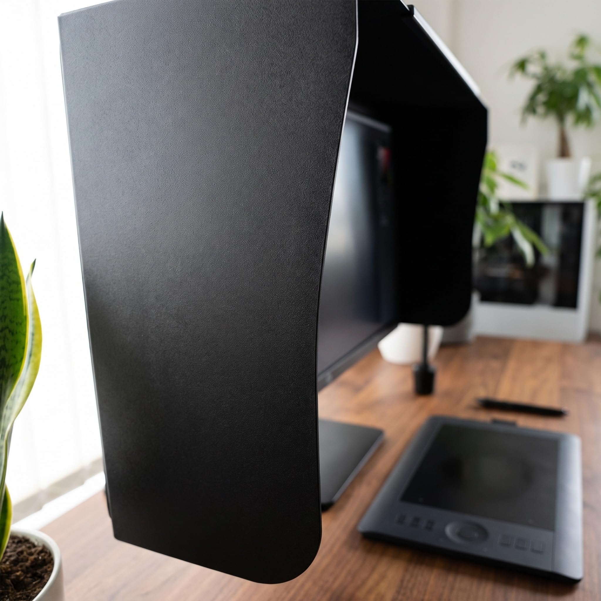 Parasol para Monitores De 29 A 34 Pulgadas: Parasol Portátil De Escritorio para Proteger La Privacidad Y Reducir El Deslumbramiento En La Oficina Y para Jugar.