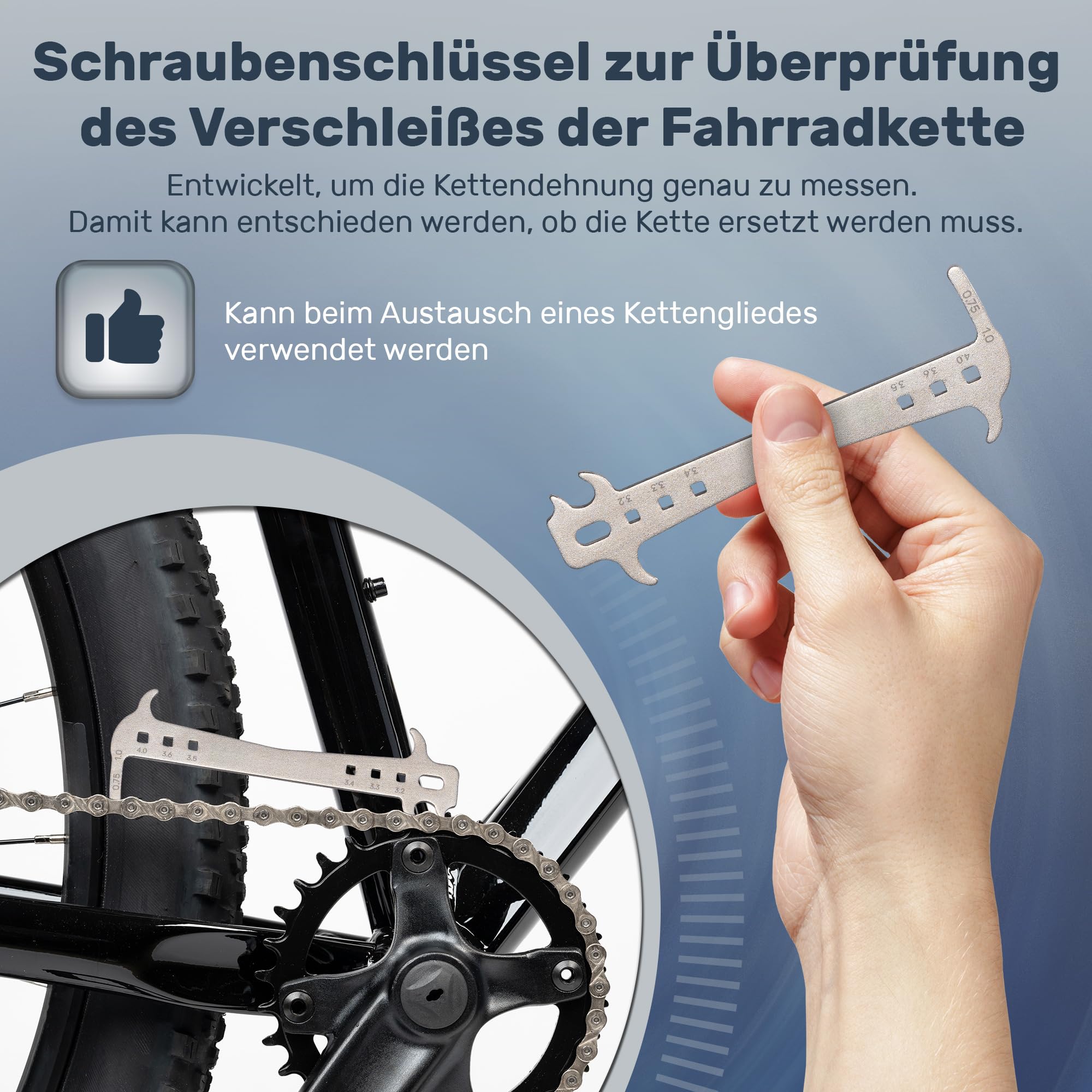 rennrad kette verschleiß messen Optio Cycle Kettenlehre Fahrrad – Kettenmesslehre Fahrradkette 7–12 Fach | Fahrrad Kettenprüfer & Chain Checker für MTB, Rennrad, E-Bike mutable instruments Farbe:Schwarz/Schwarz Clausthal-Zellerfeld – Historisches Zentrum