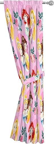 Miniatura 2 de Disney Princess Sassy - Juego de 4 cortinas de 84 pulgadas, hermosa decoración de habitación y fácil de instalar, características de ropa de cama