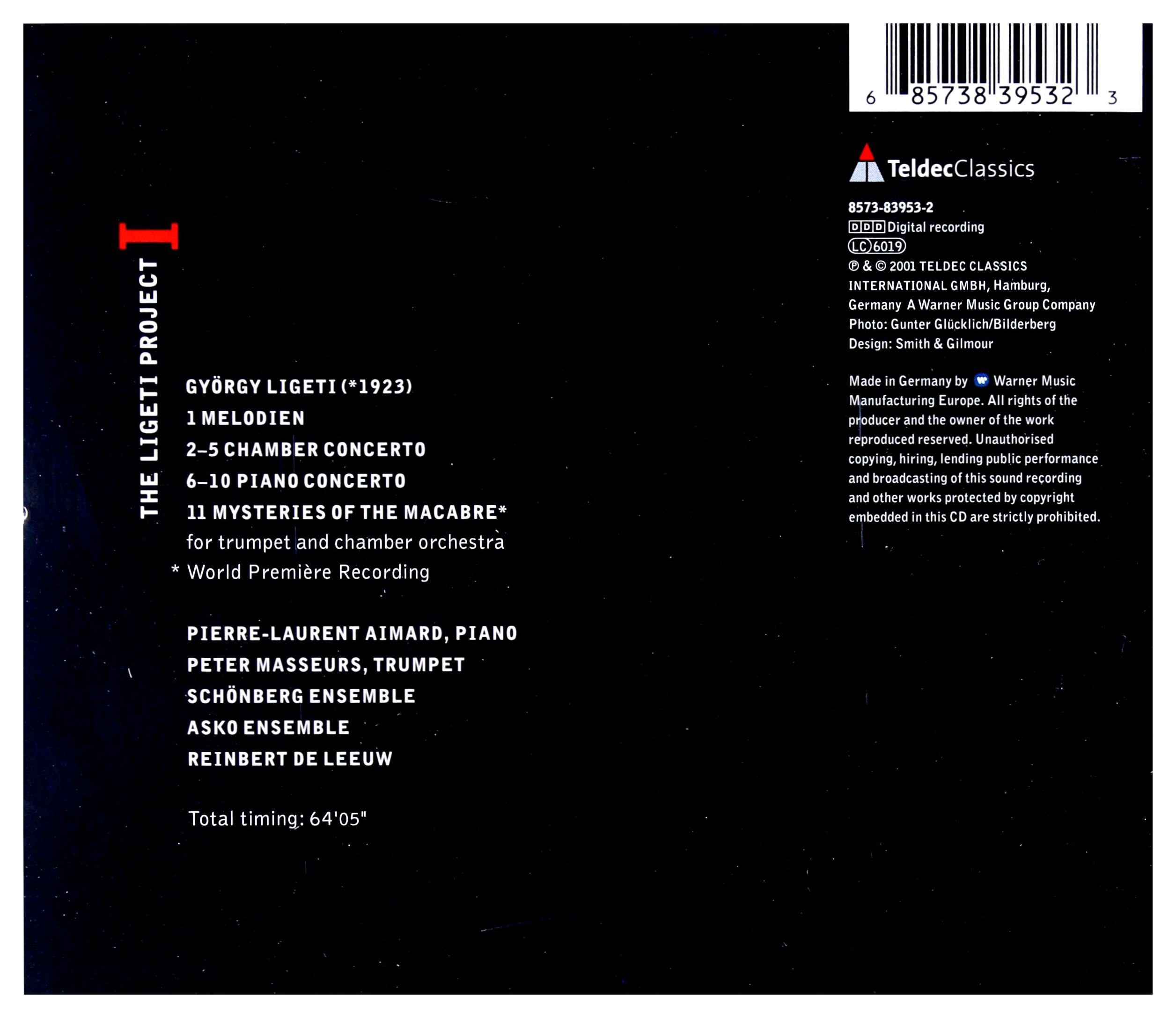 The Ligeti Project I