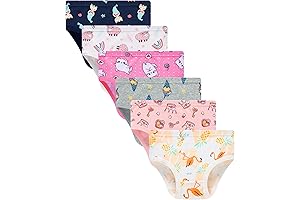 Ideal Panties for Active Toddlers: 3t Cotton Underwear in Delightful Prints