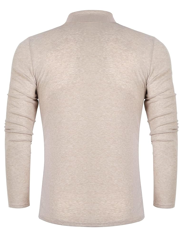 Amazon.com: Poriff Mens Fall&Winter Thermal Sweater Mock