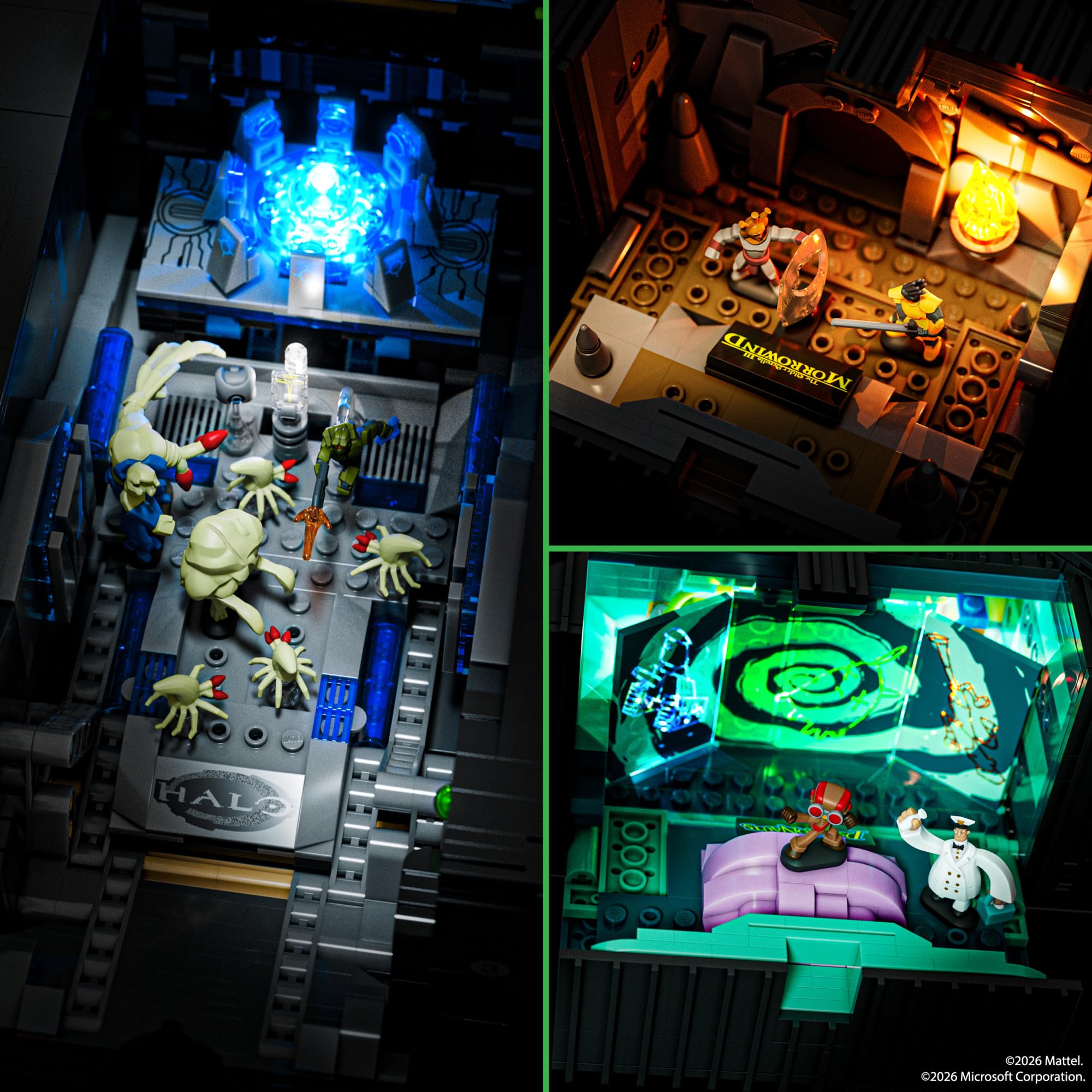 Mattel Brick Shop Microsoft Xbox Coffret Jouet de Construction Collector