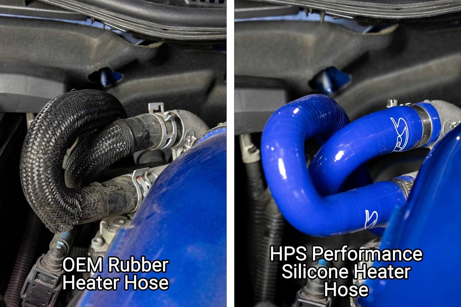HPS Red Silicone Heater Hose Kit Coolant Compatible for 07-15 Lexus GS350 07-11 GS450h 06-15 IS250 06-17 IS350 16-17 IS300 RC300 15-17 RC350 V6 2.5L 3.5L, 57-2183-RED