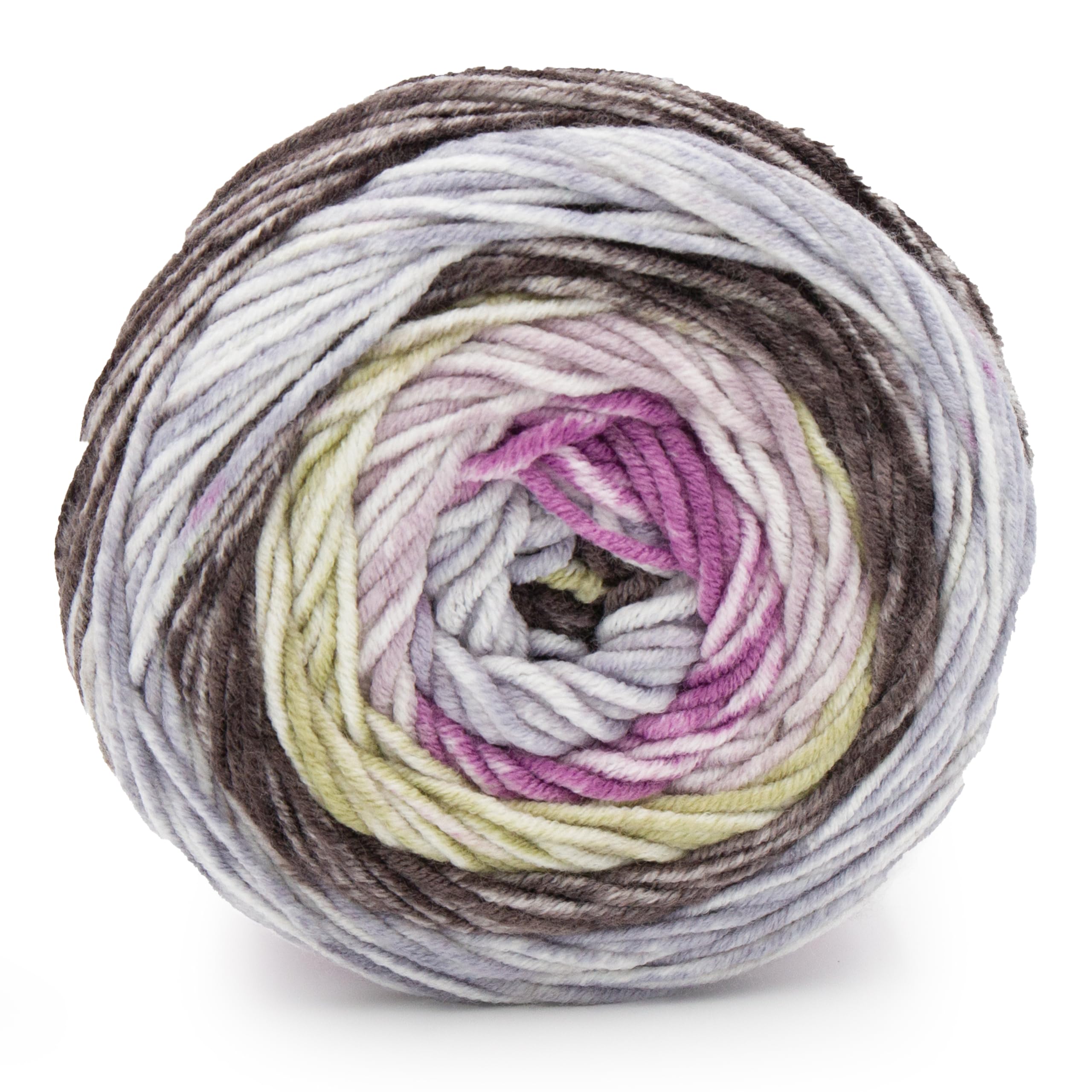 Lion Brand Yarn Mandala Ombre, mehrfarbiges Garn zum Stricken, Häkeln und Basteln, Transformieren, 1 Packung