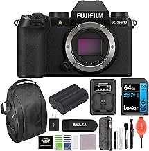 Fujifilm X-S20 Mirrorless Camera Body Bundle with Advanced Accessories | Fuji xs20