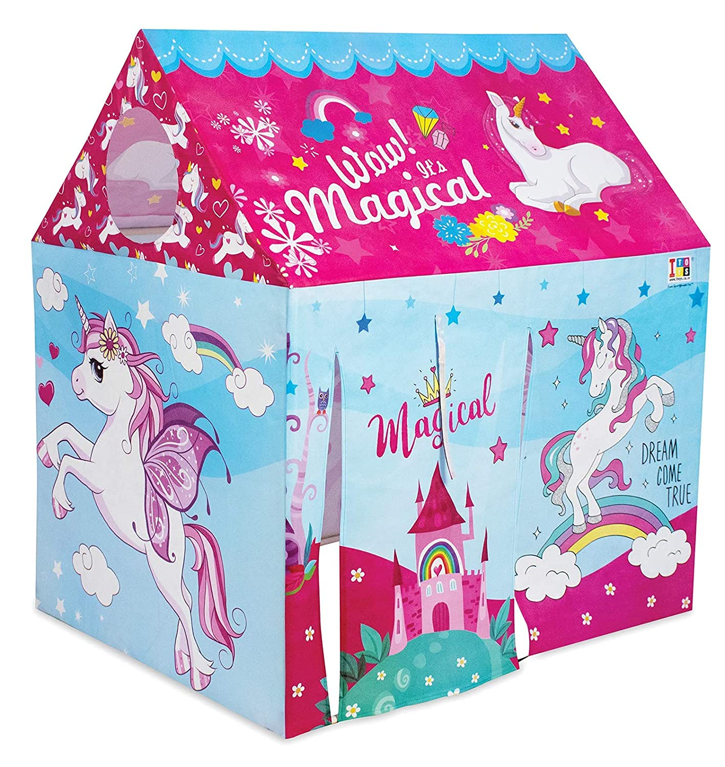 MANAKI ENTERPRISE Jumbo Size Extremely Light Weight ,Water Proof Kids Play Tent House for 7 Year Old Girls&Boys (Unicorn),Multicolor, Tent House Theme (B094NWTRW8) Amazon Price History, Amazon Price Tracker