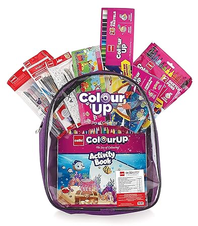 Cello Colourup Hobby Bag Of Assorted Stationery | Colour Pencils | Colouring Kit | Colouring Set | Crayons Colour Set | Crayons Colour Set | Kids Colouring Set Colour Pencils | Diwali Gifts