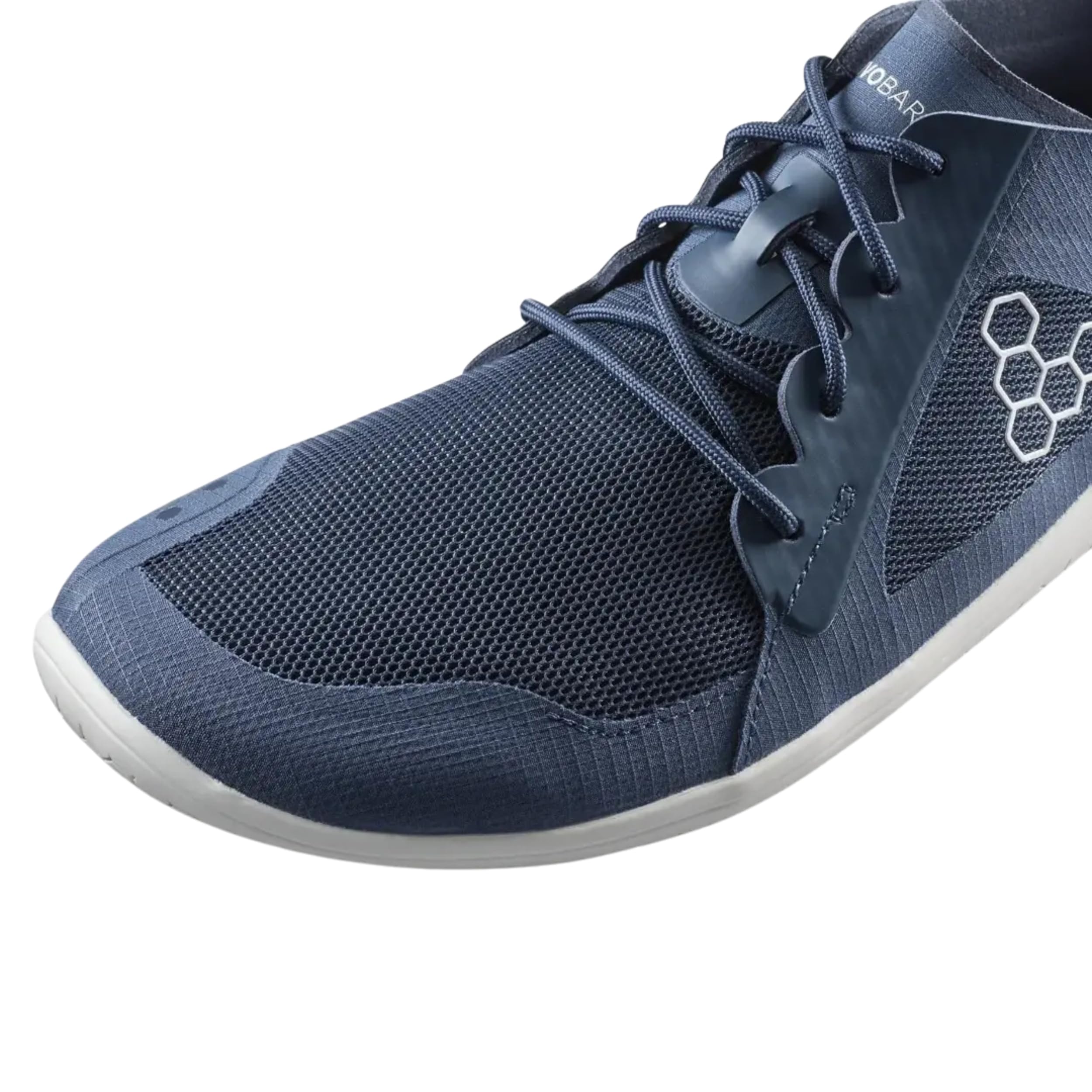 VIVOBAREFOOT Primus LITE IV Mens Obsidian Drop 1 (309253-01) Herren-Barefoot-Schuhe, schwarz, atmungsaktive Outdoor-Schnürschuhe, flach bis zum Knöchel, Mesh