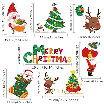 クリスマス 飾り 静電ステッカー剥がせる 汚れない 65pcs入 Amazon.co.jp: LOKIPA クリスマス 飾り 静電ステッカー 剥がせる