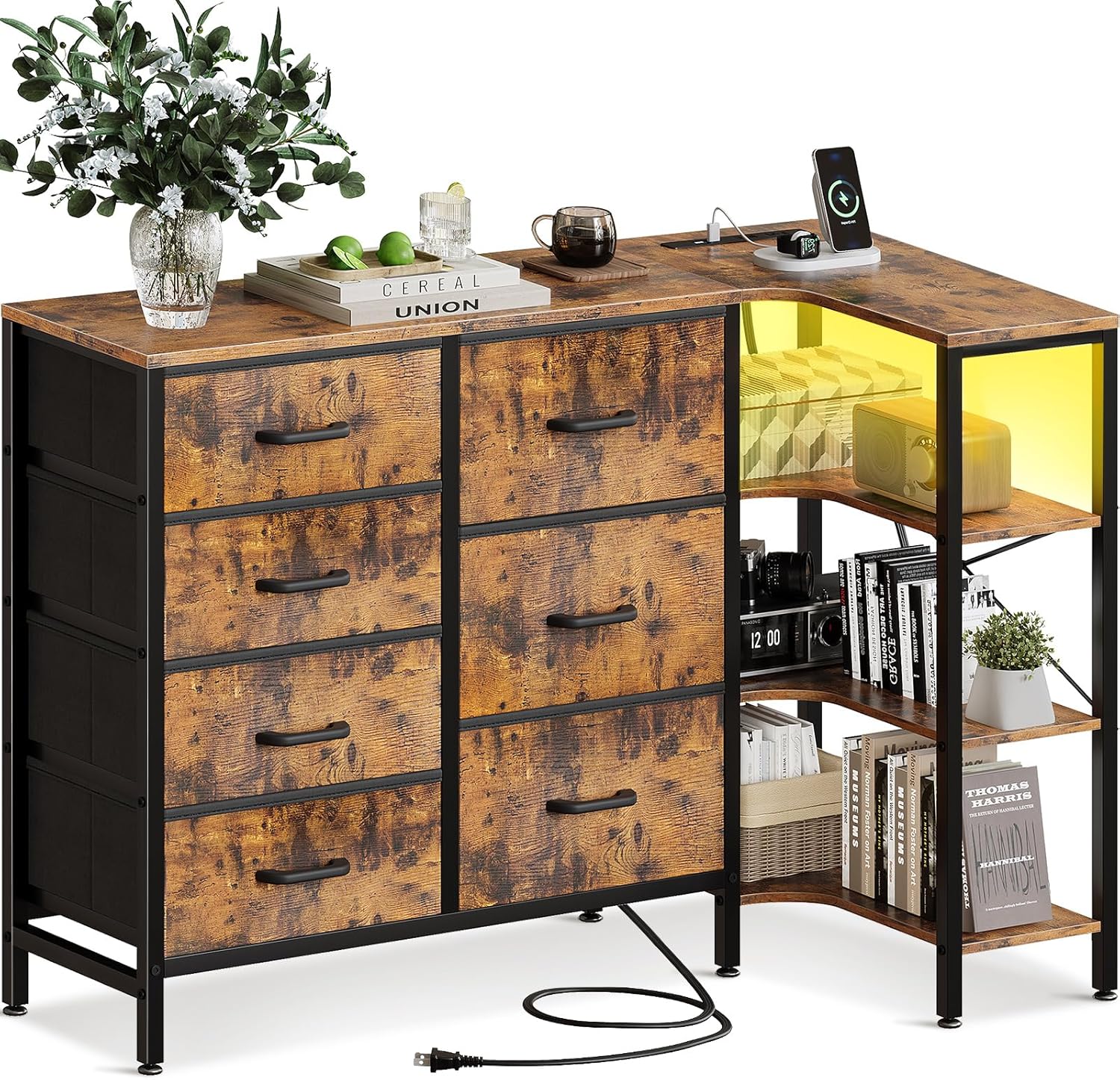 昭和レトロ 木製ミニ階段箪笥 引き出し付き収納ボックス可愛いミニ