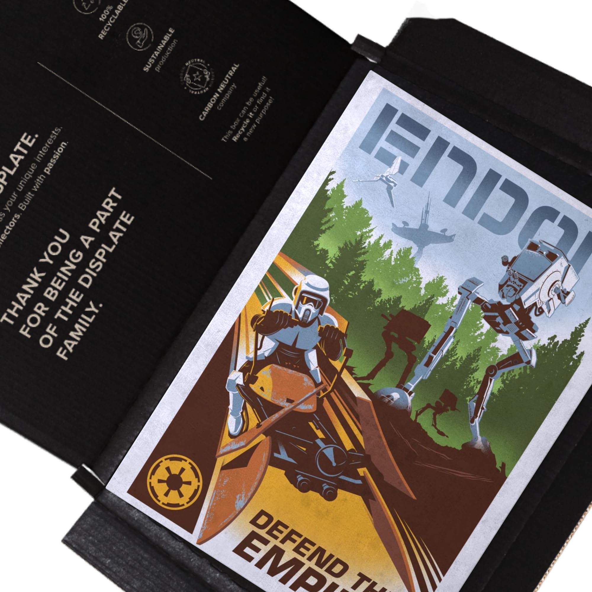 Amazon.com: Displate Metal Poster Star Wars - Galactic Propaganda