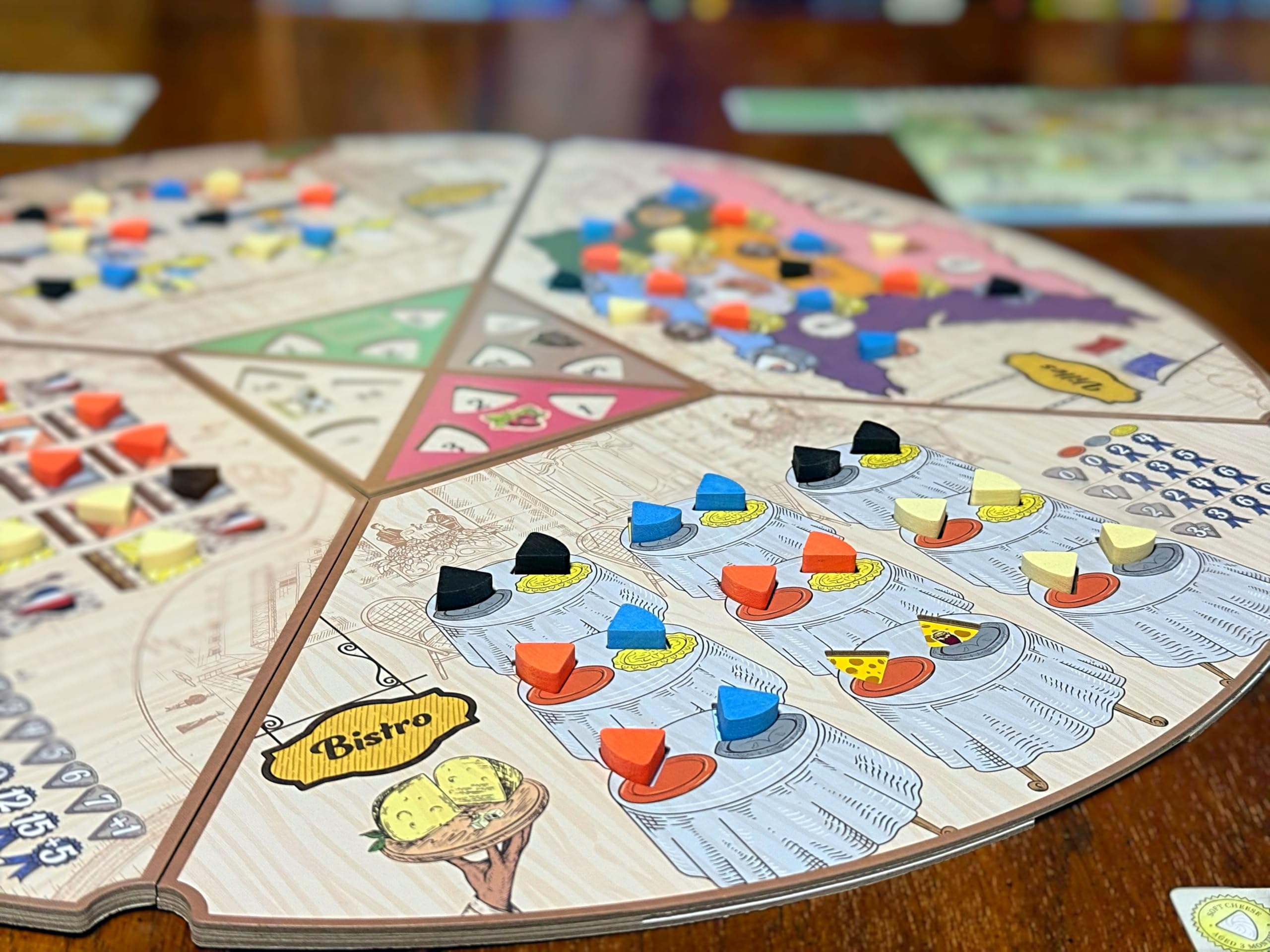 Asmodee - Ser - Road to Infamy - Strategiczna gra planszowa - Umieszczenie pracowników - Mistrz sera - Od 14 lat - 1 do 4 graczy - 40 min - wersja francuska