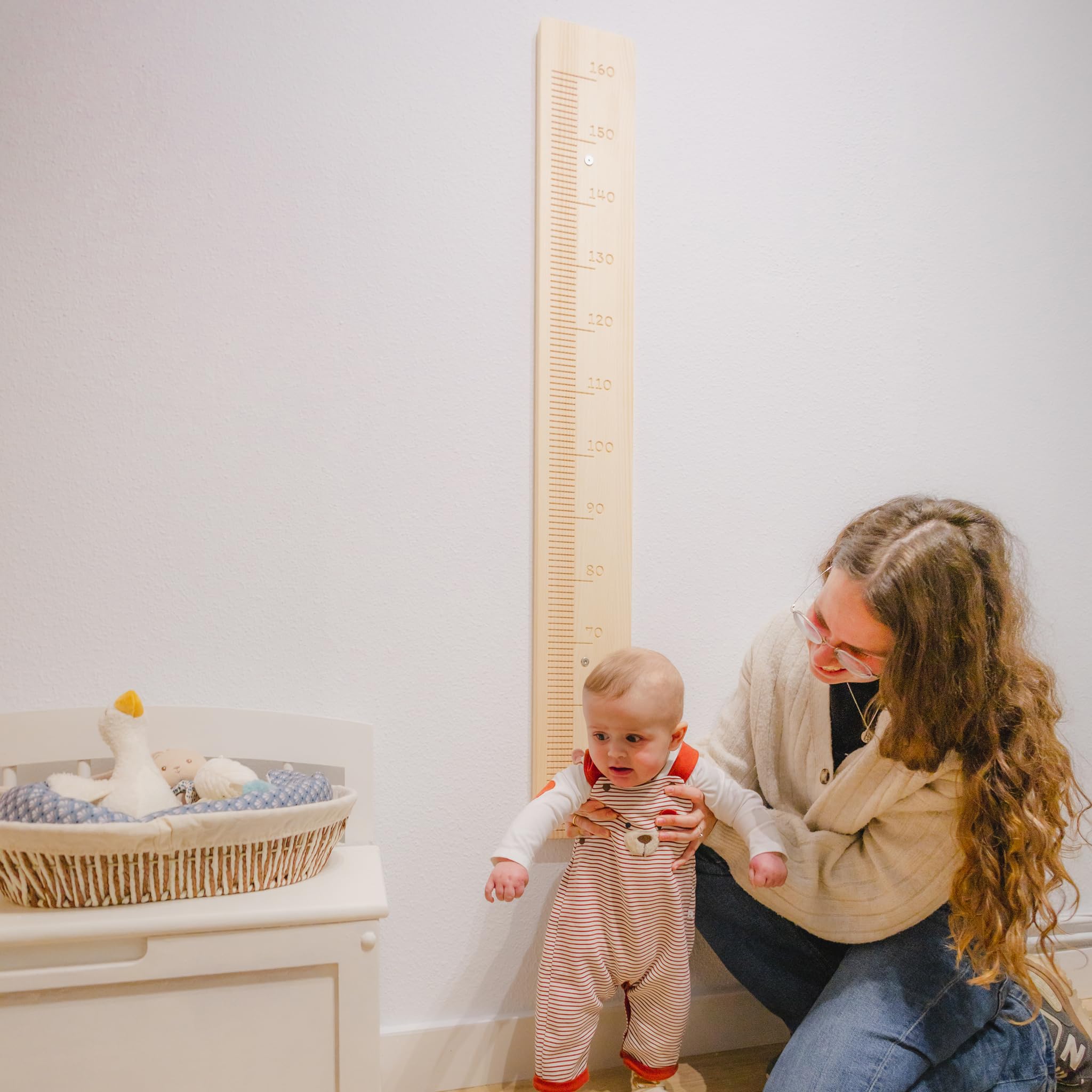 Medidor de Altura Infantil Montessori de Madera Maciza HECHO EN ESPAÑA