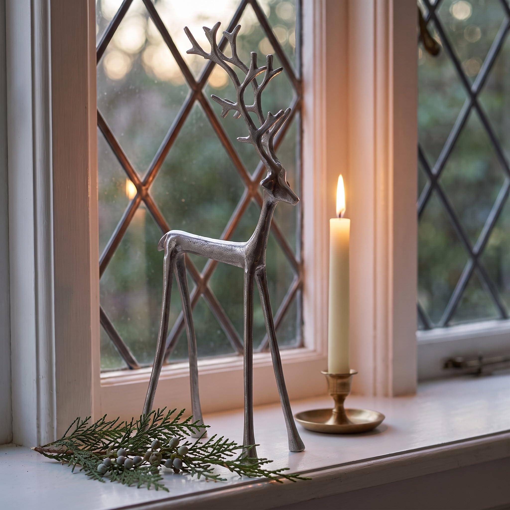 Amazon.com: Creative Co-Op Thin Shaped Cast Aluminum Reindeer
