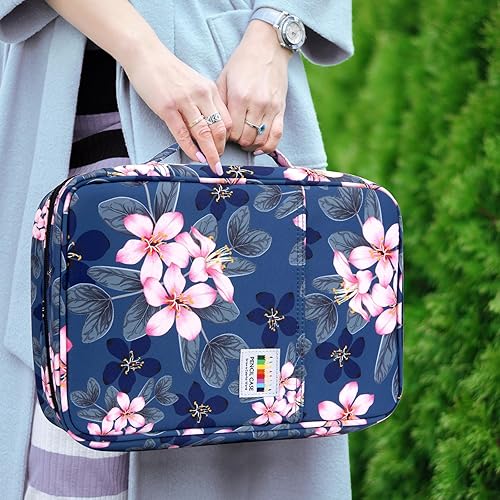 Miniatura 5 de YOUSHARES Estuche para lápices de color con 300 ranuras - Soporte para lápices con práctico envoltorio y cremallera, soporte multicapa para lápices