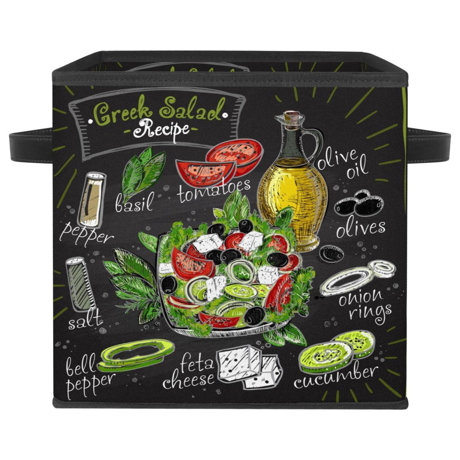 Boîte de rangement cube pour jouets et vêtements fin du désordre placard motif tableau noir