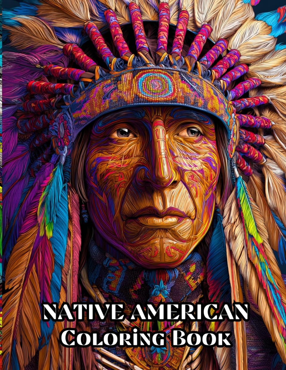 Native American Coloring Book: A Creative Tribute to Indigenous Life and Spirit