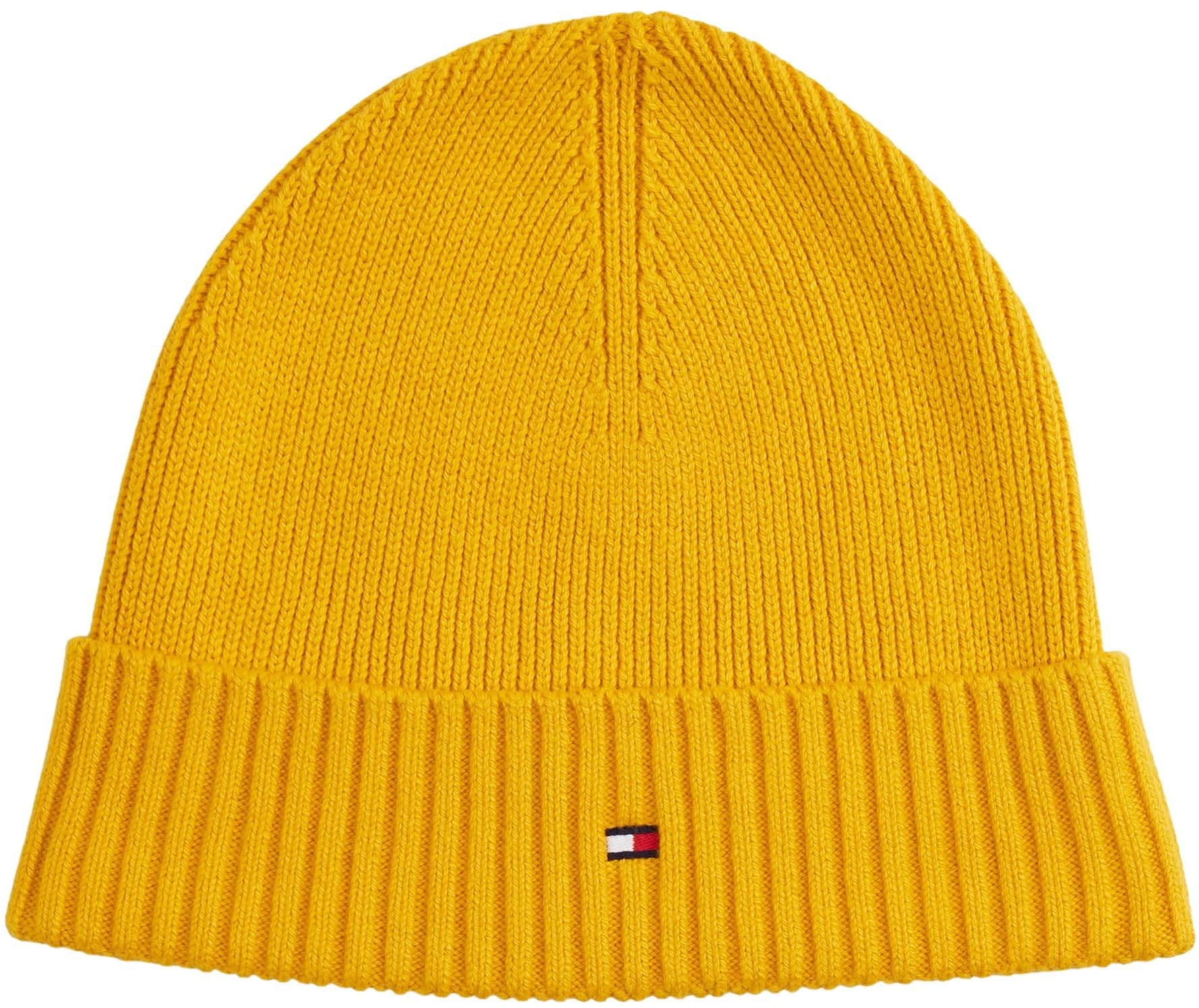 Tommy Hilfiger Męska czapka bawełniana z flagą TH PIMA AM0AM12796, żółta, jeden rozmiar, Żółty (wiejski żółty), Rozmiar uniwersalny