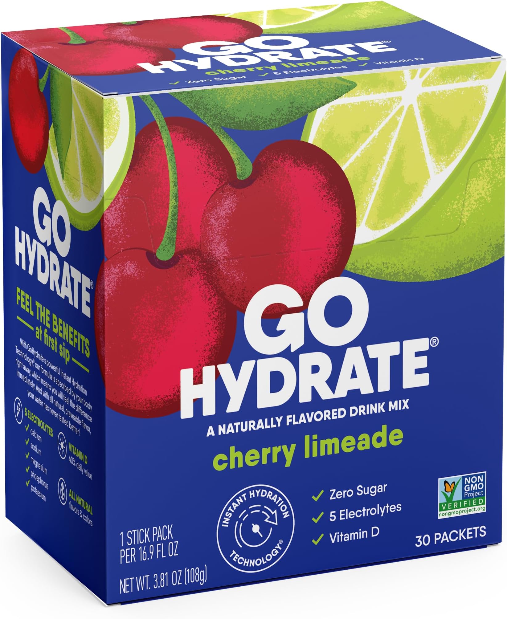 GoHydrate Instant Hydration Powder - Cherry Limeade